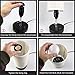 ZEEFO Dual 2.1A USB Charging Port Bedside Table Lamp with Press Switch, Black Base Modern Minimalist Design Desk Lamp Very Convenient Nightstand Lamp to Decor Your Bedroom, Guest Room (Set of 2)
