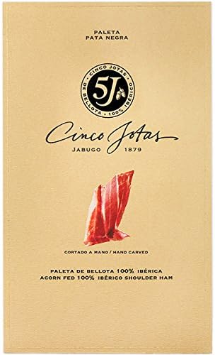 Acorn-Fed Pure Iberian Shoulder (Hand-Sliced, 80 g) - Cinco Jotas