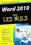 Image de Word 2010 poche pour les nuls (French Edition)