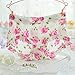 MyGxR Breathable Silky Ice Silk Sexy Cute Women Briefs Underwear Bikini Mid Rised with White Color for Girls Pack of 5 Size 7 8 (US 7-9/XL)