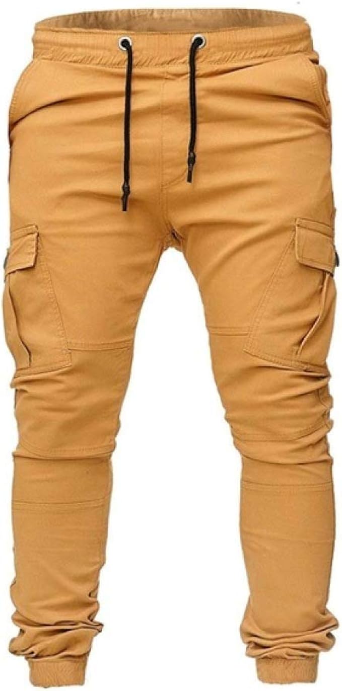 mens khaki pants with side pockets