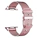 Apple Watch Band,GEOTEL Apple Watch Accessories iWatch Band Milanese Loop Stainless Steel Band with Classic Buckle for Apple Watch Series 3 Series 2 Series 1,Nike+,Hermes,Sport&Edition(38MM-ROSEGOLD)