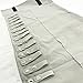 UnionPlus Velvet Travel Jewelry Roll Bag Organizer for Necklace, Elastic Band and Anti-winding, Black and Gray