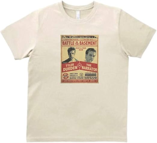 Amazon 音楽 バンド シネマ ファイトクラブ 398 Tシャツ 半袖 サンド Tシャツ カットソー 通販