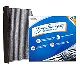 Spearhead Premium Breathe Easy Cabin Filter, Up to 25% Longer Life w/Activated Carbon (BE-373)