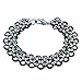 Weave Got Maille Japanese Chain Maille Bracelet Kit-Black Lace, Onyx/Silver