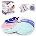 Best Organic Nursing Pads | Washable, Super Soft & Hypoallergenic | 12 Bundle Pack with Daytime and Overnight Protection in One Box + Laundry Bag + Carrying Pouch with Waterproof Pockets