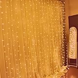 Leaf LED String Curtain Lights - 9.8 Feet - Warm White