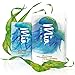 Mia del Mar 'Jellycioso' Under Eye Patches For Puffy Eyes - Seaweed Extract and Hyaluronic Acid Brightens Your Under-Eye Area While Improving Skin Elasticity. (3 Pairs)