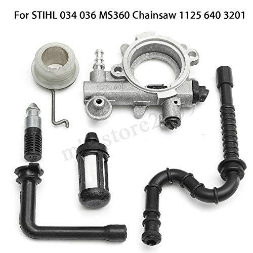 YONGHONG Oil Pump Oiler Worm Drive Gear for Stihl 034 036 MS360 Chainsaw 1125 640 3201