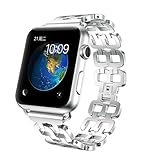 GELISHI Stainless Steel Strap Link Bracelet Band for Apple Watch 38mm/42mm