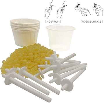 épilation nez cire coton tige