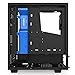 NZXT S340 Mid Tower Computer Case, Matte Black/Blue (CA-S340MB-GB)