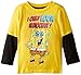 Nickelodeon Little Boys' SpongeBob Squarepants I Only Look Innocent Two-Fer T-Shirt, Yellow, 5T
