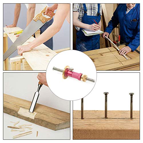 Newkiton Wheel Marking Gauge Pro with Micro Adjust Function, 1 Bearing Wheel Cutter for Soft Wood, 1 Locked Up Wheel Cutter for Hard Wood, 1 Screwdriver Included - Thumbnail 7