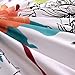 YMY Lightweight Microfiber Bedding Duvet Cover Set, Floral Printing Pattern (White, Queen)