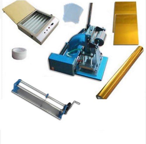Hot Foil Stamp Machine Press Kit 3 （Hot Foil Stamping Machine Foil Slitter ASC Uv Exposure Unit Photopolymer Plate ）