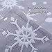 S-DEAL 48 Inches Christmas Tree Skirt Double Layers Grey and White Snow Carpet for Party Holiday Decorations Xmas Ornaments