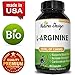 Pure L-Arginine Supplement for Heart Health – Amino Acid Muscle Growth Workout Support Exercise Strength Boost – Best Libido Enhancement – Natural L Arginine Pills for Men & Women by Natures Design