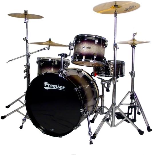 Premier Series Elite H289934QSSB 3-Piece Drum Set,Silver Sparkle Burst