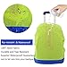 ayamaya Waterproof Backpack Rain Cover (30L-40L), Lightweight Bag Rain Cover Elastic Adjustable Rucksack Raincover Rainproof Dustproof Daypack Cover (Green, 30-40L)