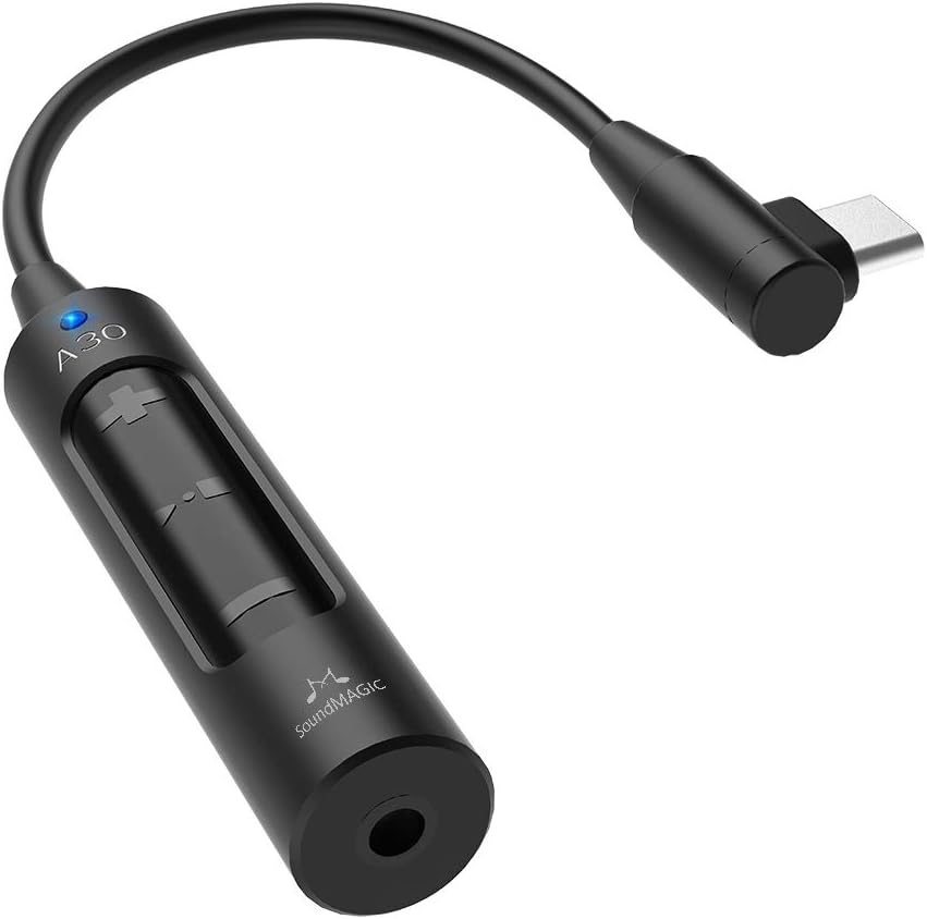 Soundmagic A30 Portable Headphone Amplifier HiFi Stereo Earphone Amp High Resolution DAC Adaptive Impedance to 600ohm Type C connector For Android Device and PC - Image 3