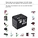 TeImo Travel Adapter International European Travel Plug Adapter UK Adapters for Travel International Power Adapter Universal Travel Adapter Universal Power Adapter 2 Port USB Charger