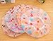 AKOAK 5 Pieces Reusable Waterproof EVA Plastic Lace Elastic Band Flower Printed Hat Environmental Protection Hair Bath Caps Shower Caps