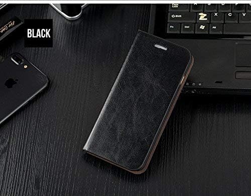 CompraFun Samsung S8 Plus Phone Case, Luxury Genuine Leather Phone case Slim Wallet Flip Case Cover with Card Slot Holder for Samsung S8 Plus