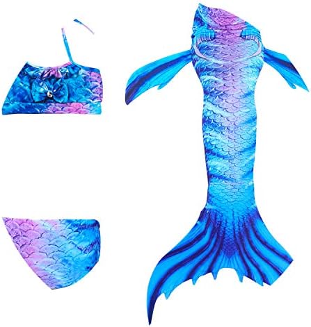 Children Mermaid Tail for Girl Swimming Costume Cosplay Kids Swimsuit Bathing Suit
