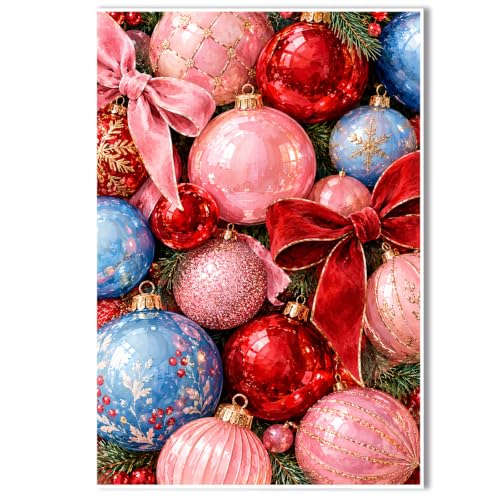 Winter Baubles Canvas Print