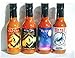 Wicked Tickle Hot Sauce Gift Set – Carolina Reaper, Scorpion, Ghost & Habanero, 4 Pack, 5 oz Bottles