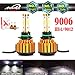New Arrival Car Headlight Bulb 9006 HB4 9012 LED 4-Side High/Low Beam Super Bright - 32000/16000 Lumens 6000K Pure Cool White Plug n Play Fog/Head Light Replacement