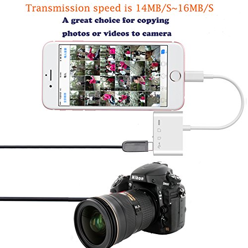 4 Lightning+Camera+Adapter+YIKU+support