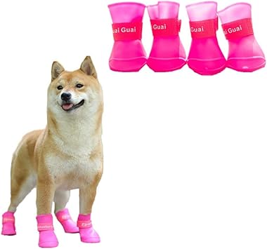 Amazon Iholly 犬 靴 シューズ ブーツ 雨靴 防水 マジックテープ ペットの靴 履かせやすい 丈夫 滑り止め 軽い 柔らかい ドッグシューズ 肉球保護 小型犬 中型犬 雨の日 梅雨対策 お散歩 ローズレッド Iholly ブーツ シューズ 通販 Amazon Iholly 犬 靴 シューズ ブーツ 雨靴 防水 マジックテープ ペットの靴 履かせやすい 丈夫 滑り止め 軽い 柔らかい ドッグシューズ 肉球保護 小型犬 中型犬 雨の日 梅雨対策 お散歩 ローズレッド Iholly ブーツ シューズ 通販