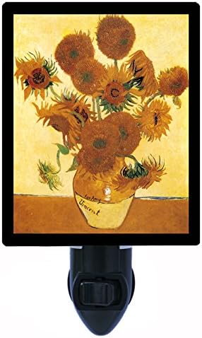 Night Light, Dr. Who Sunflowers, for Amy, Van Gogh, Fantasy, Old Masters