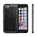 iPhone 7 Case, iVAPO iPhone 7 Cover [Elegance Series] iPhone Leather Cover Case with PC Bumper for iPhone 7[Black] 4.7 inch Phone Case