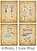 Original Wine Patent Art Prints - Set of Four Photos (8x10) Unframed - Makes a Great Winery or Wine Cellar Decor and Gift Under $20 for Wine Lovers