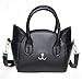 Handbag for Women, Cute Cat Top Handle Tote Bag, Girls Leather Satchel Cross Body Shoulder Bag with Strap Black