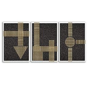 Abstract Geometry Home Artwork for Living Room Bedroom...