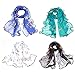 GUAngqi Flower Lace Autumn Winter Comfy Scarf Wrap Shawl Scarves