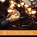 2-Pack 48Foot Heavy Duty Outdoor Patio String lights, Edison Vintage Dimmable 11S14 Bulbs w/ 15 Hanging Sockets, Commercial Grade Weatherproof Market Cafe Lights for Bistro Backyard Pergola Party, Blk