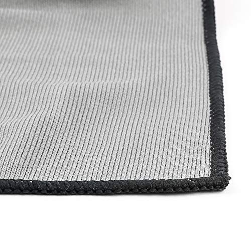 Car Microfiber Glass Cleaning Cloth Towel, 16"x16" Car Window Windshield Cleaning Cloth Wash Detailing Towel Double-Purposed Sides, Lint & Streak Free Quick Clean for Window Chrome Mirror LCD Screen