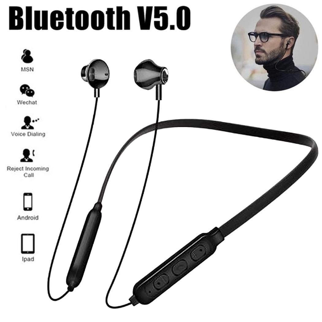 Yirind Bluetooth 5.0 Wireless Headset Stereo in-Ear HiFi Earbuds Two Channel Earphones,Standby Time 7 Days