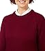 Womens Pure Wool Fishermans Crew Neck Sweater