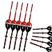 THKFISH Fishing Floats and Bobbers Balsa Wood Floats Spring Bobbers with Oval Slip Bobbers for Crappie Panfish Walleyes Fixed Bobber 1