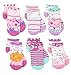 Peppa Pig Girls Toddler 6 pack Quarter Style Socks Set (Shoe: 7-10 (Sock: 4-6), Pink/Multi Quarter)