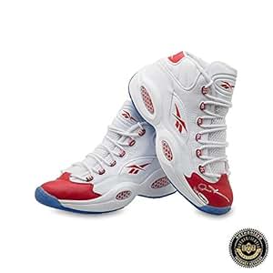 Download Allen Iverson Signed Reebok Question Mid Shoes with Red ...