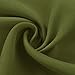 Window Treatment Sliding Glass Door Curtain - Thermal Insulated Wide Width Solid Blackout Patio Door Drape, Extra Wide Draperies by NICETOWN (Olive Green, 100 inches Wide x 84 inches Long)