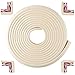 NEW Furniture Edge and Corner Guards | 16.2ft Protective Foam Cushion | 15ft Bumper 4 Adhesive Childsafe Corners | Baby Child Proofing Foam Set and Safe for Table | Fireplace | Countertop | White